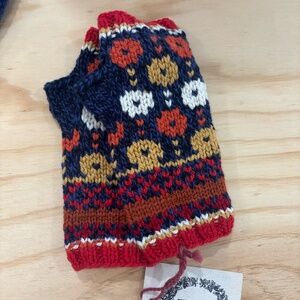 Frantic Blue Moon Fingerless Mittens
